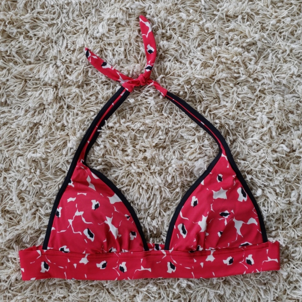 Victoria's secret red halter bikini top